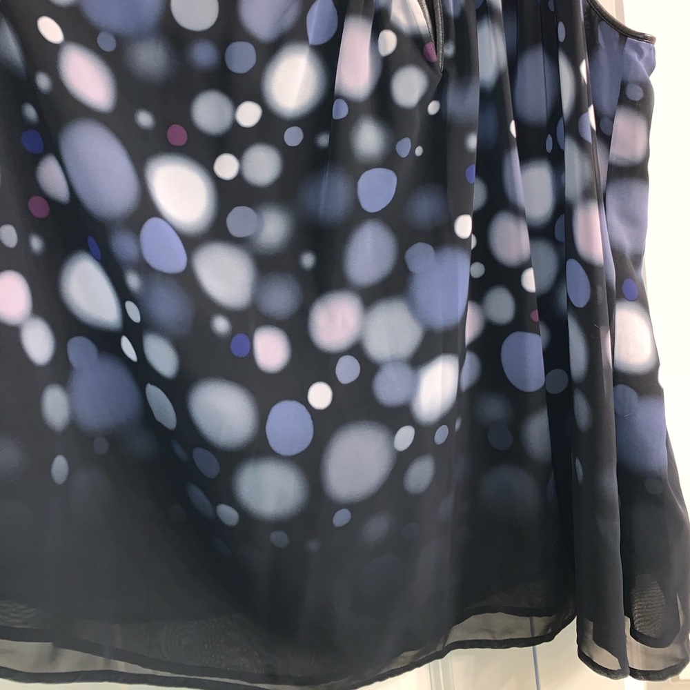 Lane Bryant tank/ cami black and blue - Picture 3 of 3